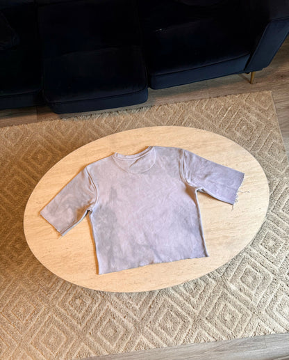 “Mynier Logo” Cropped Crewneck T-shirt